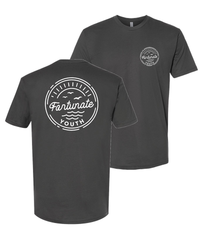 Birds Tee (Heather Charcoal)