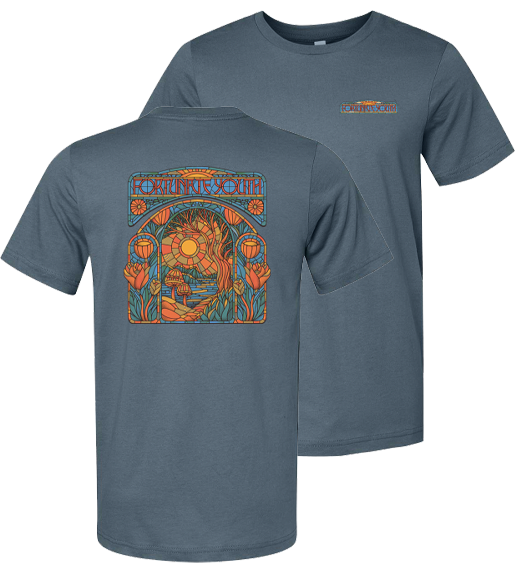 Stained Glass Tee (Slate Blue)