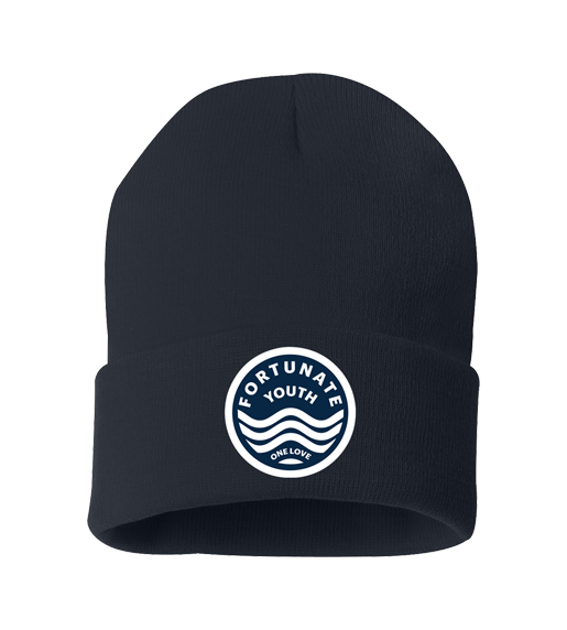 One Love Patch Beanie (Navy)