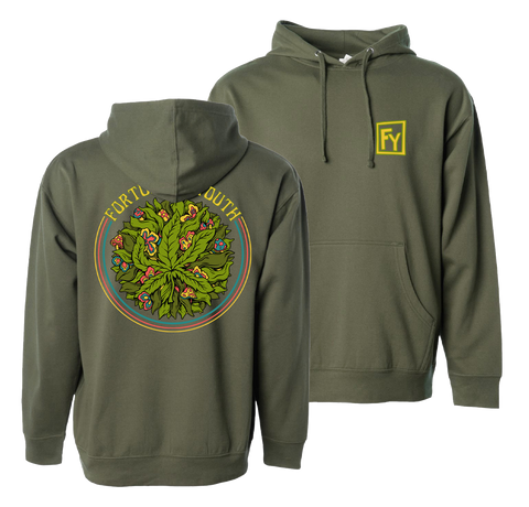 Bud Circle Pullover (Olive Green)