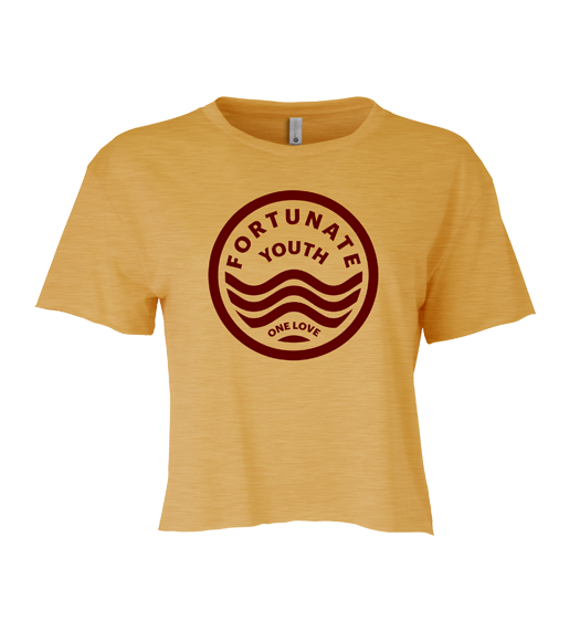 Women's One Love Crop Top (Gold)