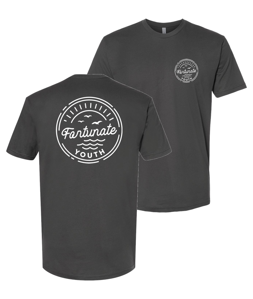 Birds Tee (Heather Charcoal)