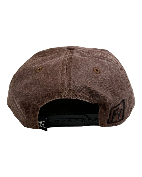 FY Bear on Bike Premium Unstructured Hats (Rust)