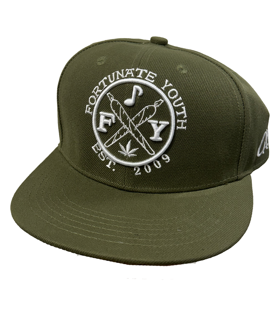 EST. 2009 Embroidered Snapback (Military Green)