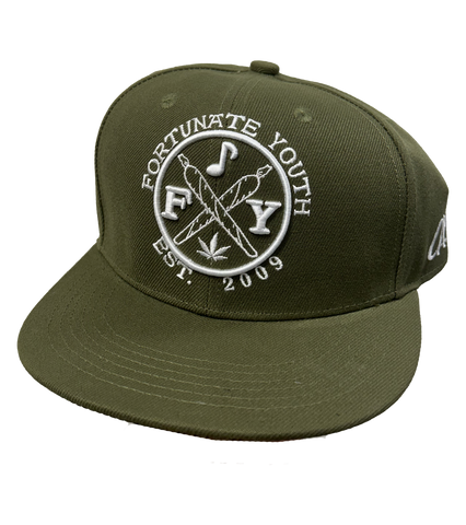 EST. 2009 Embroidered Snapback (Military Green)