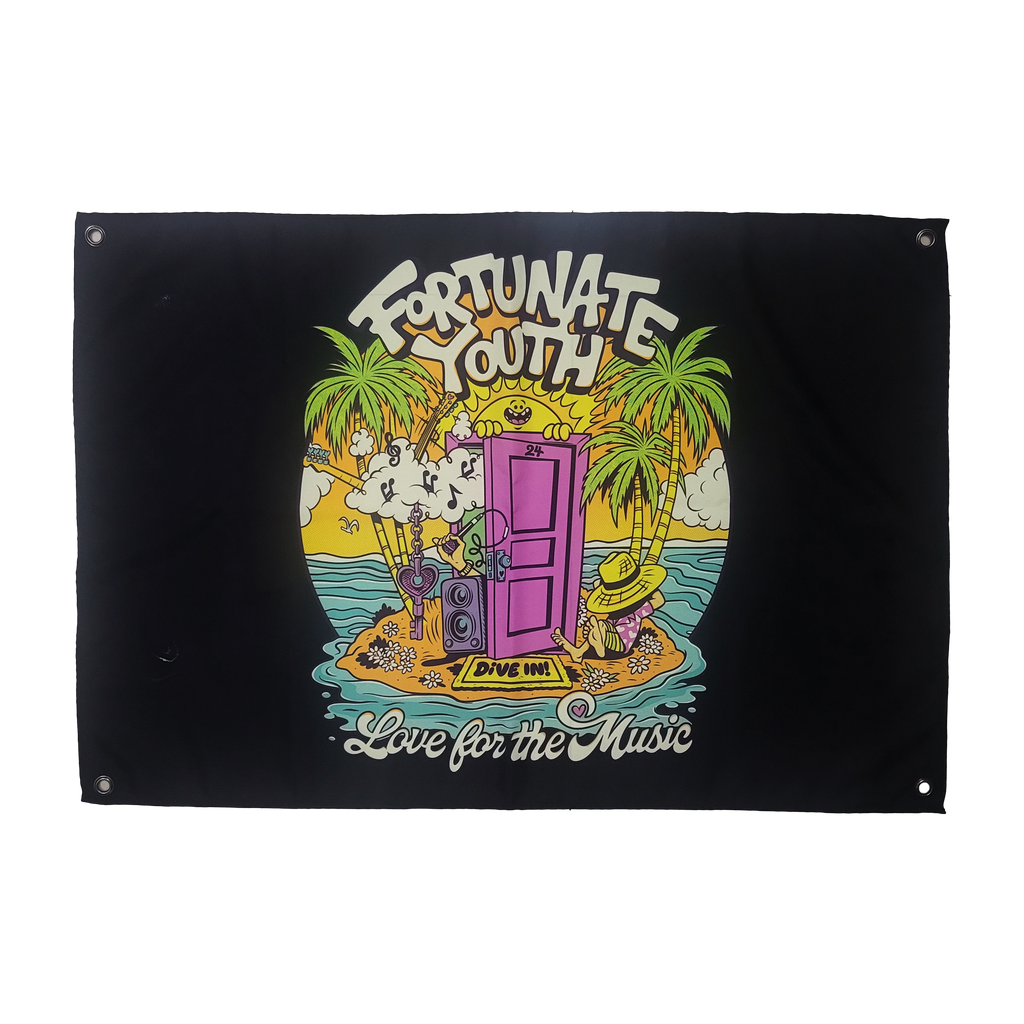 Love For The Music Island Flag