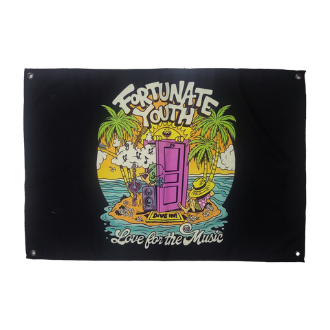 Love For The Music Island Flag