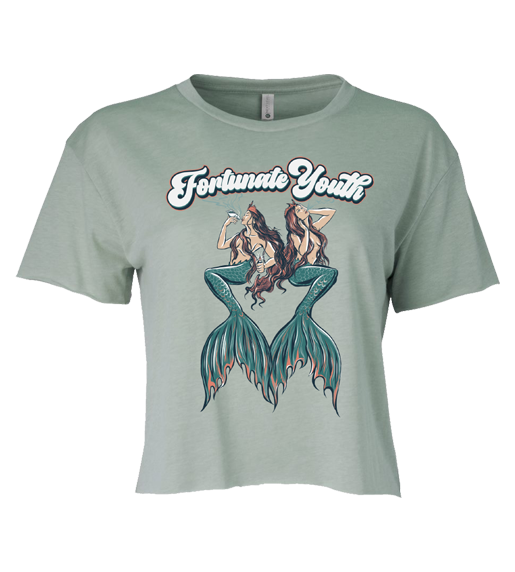 Mermaid Crop Tee