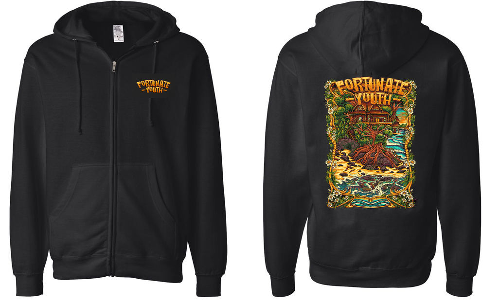 NYE Zip Hoodie (Black)