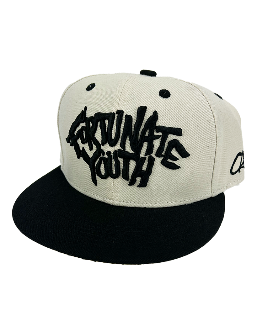 Rock Logo Snapback (Natural/Black)
