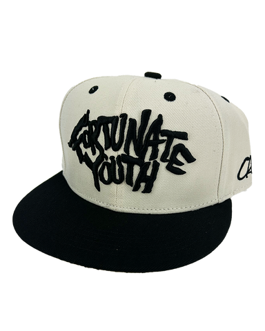 Rock Logo Snapback (Natural/Black)