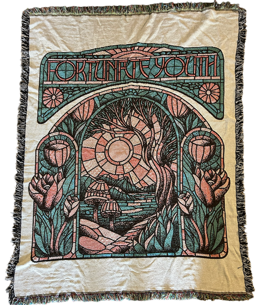 Stained Glass Woven Blanket