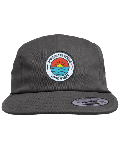 Good Vibes Unstructured Patch Hat