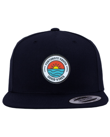 Good Vibes Unstructured Patch Hat