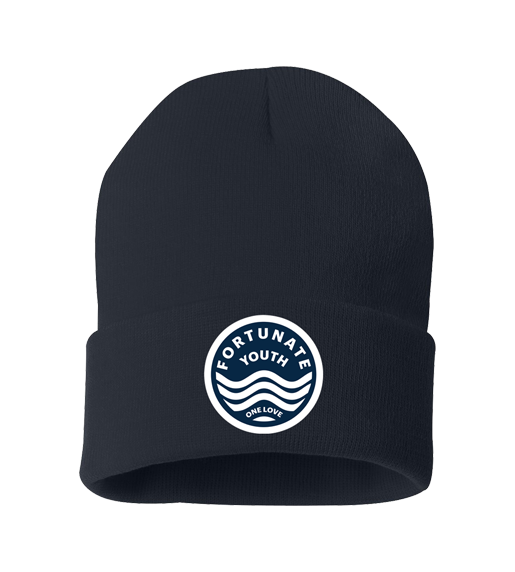 One Love Patch Beanie (Dark Navy)