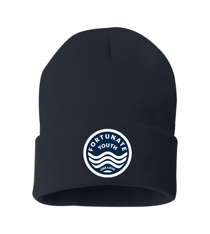 One Love Patch Beanie (Dark Navy)