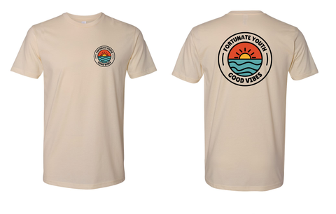 Good Vibes Circle Tee (Putty)