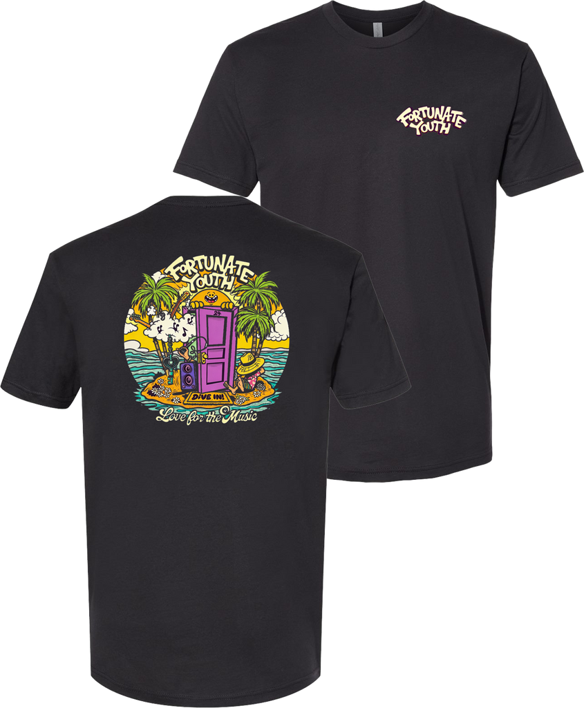 Love For The Music Island Tee (Black)