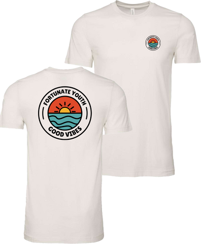 Good Vibes Circle Tee (Putty) [SMALL & 3XL ONLY]