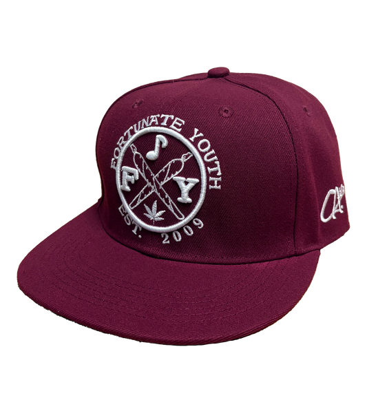 EST. 2009 Embroidered Snapback (Maroon)