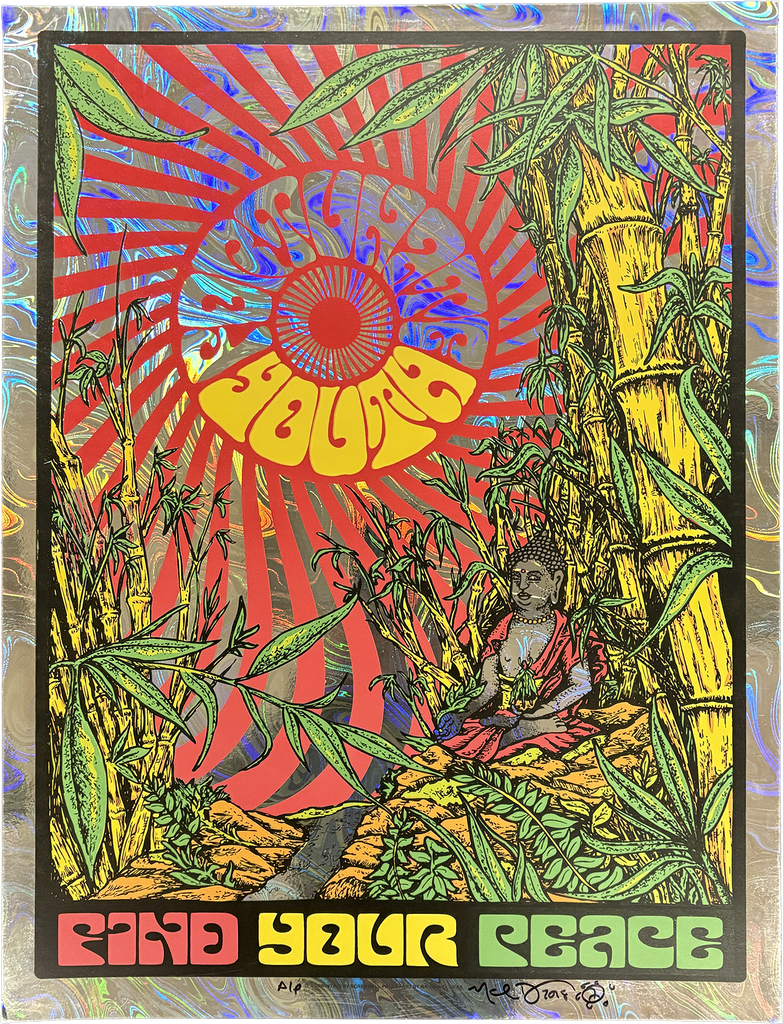 Find Your Peace Foil Poster