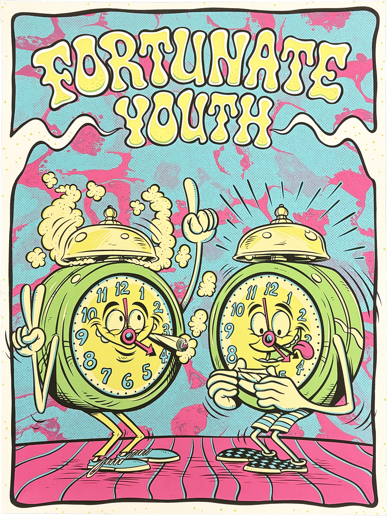 Smoking Clocks Poster