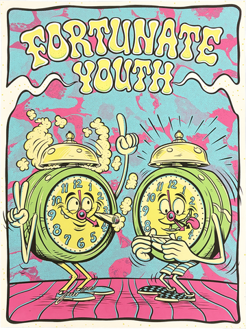 Smoking Clocks Poster