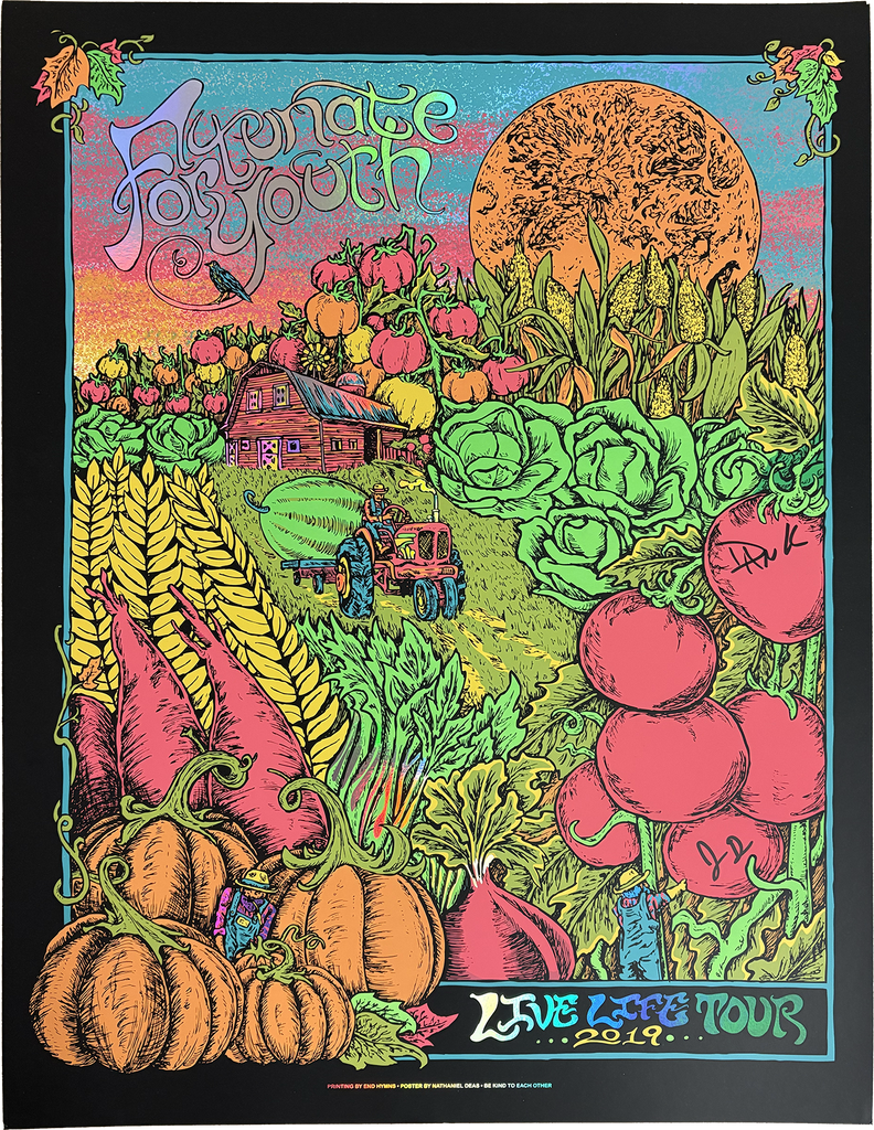Live Life 2019 Tour Foil Poster