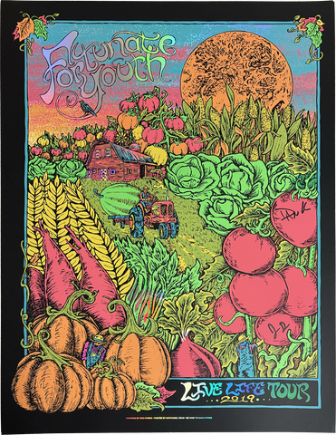 Live Life 2019 Tour Foil Poster