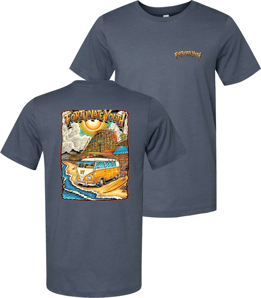 VW Bus Tee (Slate) [SMALL, MEDIUM & 3XL ONLY]