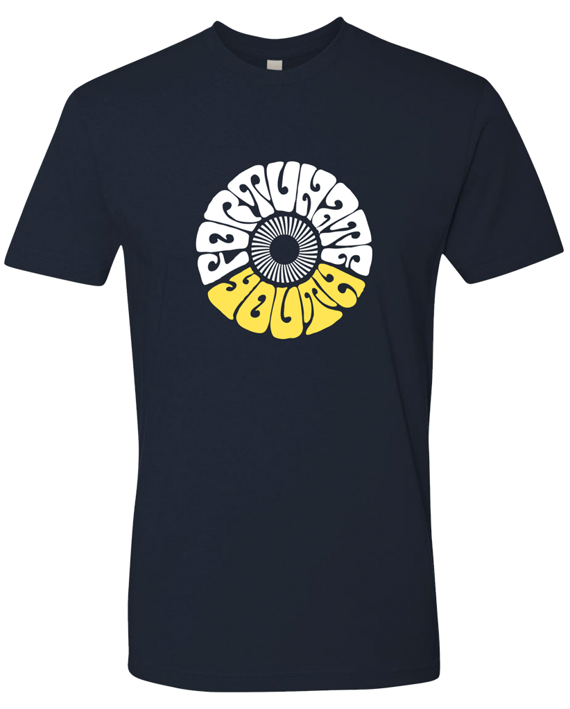 Groovy Tee (Navy) [ONLY SMALL LEFT]