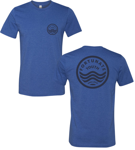 One Love Tee (Heather Blue)