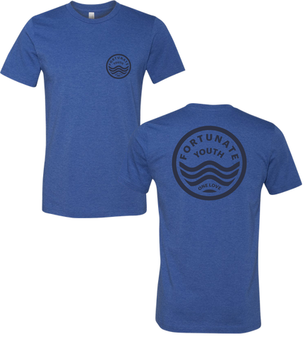 One Love Tee (Heather Blue)