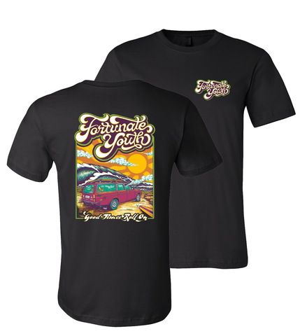 Good Times Roll On Tee (BLACK)