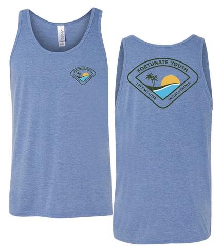 Left My Love in California Tank (Blue)